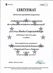 certyfikat